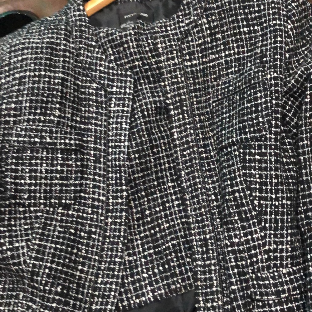 Two piece fully lined business suit.